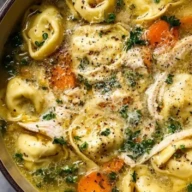 Classic Chicken Tortellini Soup