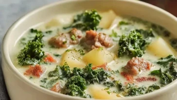 Creamy Crockpot Sausage Kale And Potato Soup