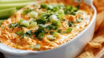 Creamy Dairy Free Buffalo Chicken Dip