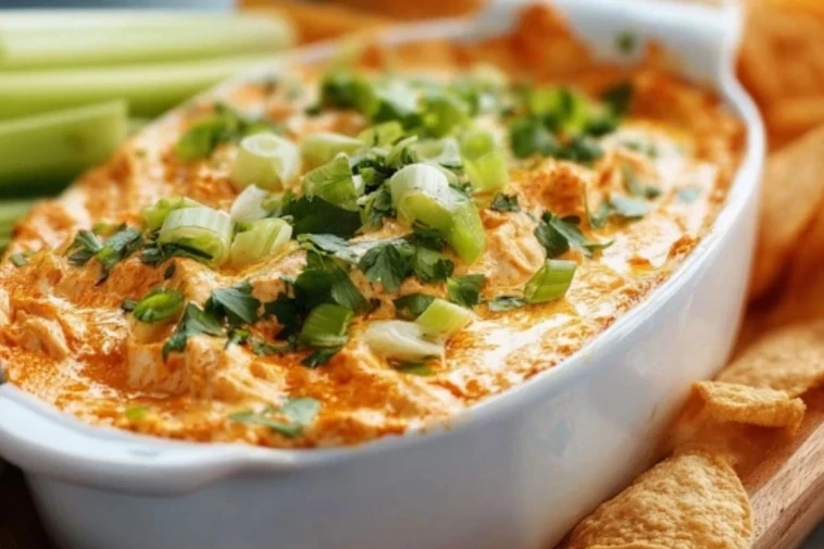 Creamy Dairy Free Buffalo Chicken Dip