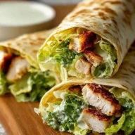 Crispy Chicken Caesar Wrap