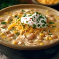 Crockpot White Chicken Chili Easy