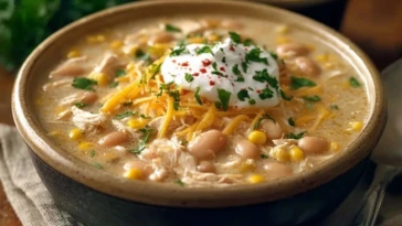 Crockpot White Chicken Chili Easy
