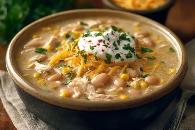 Crockpot White Chicken Chili Easy