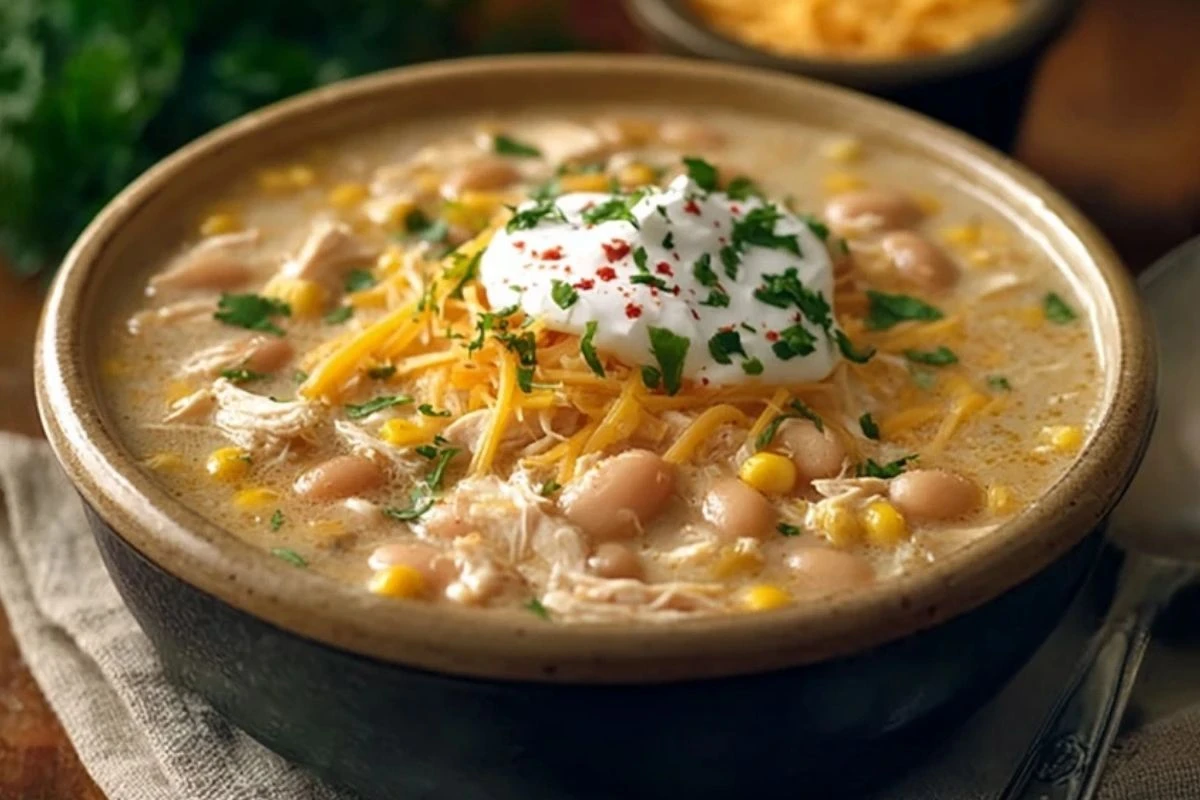 Crockpot White Chicken Chili Easy