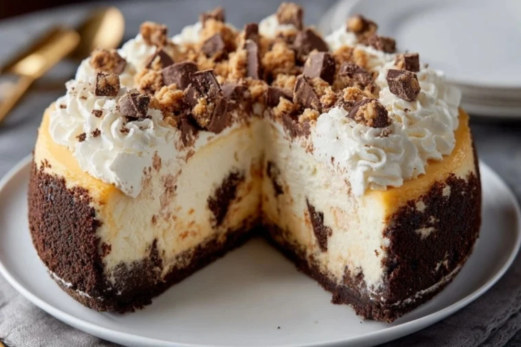 Easy Cannoli Cheesecake