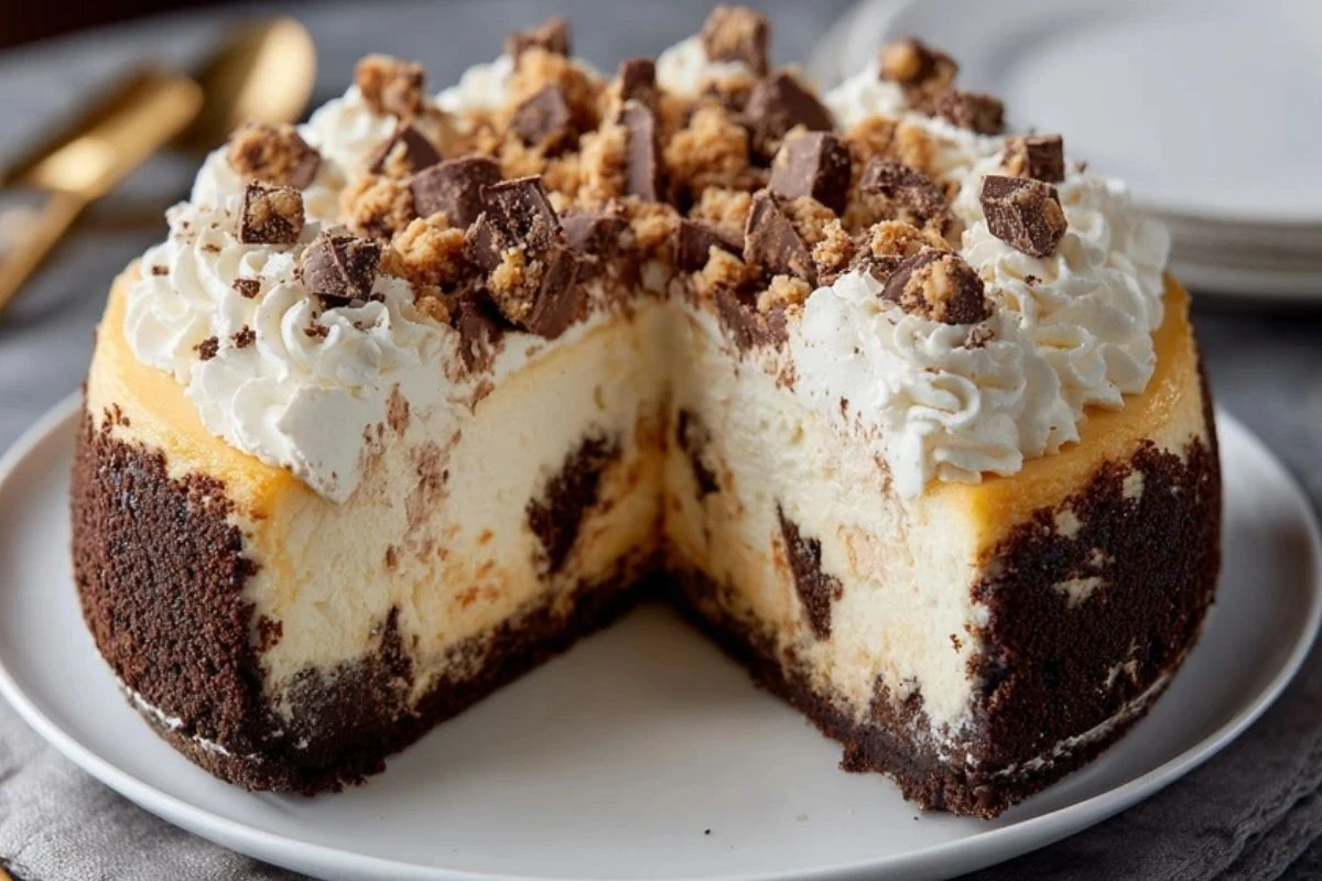 Easy Cannoli Cheesecake