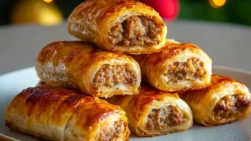 Easy Christmas Sausage Rolls