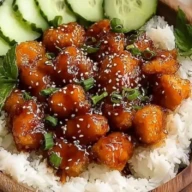 Easy Honey Garlic Chicken Bowls