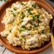 Family Crockpot Chicken And Rice Casserole
