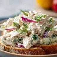 Greek Tzatziki Chicken Salad