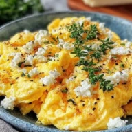 High-Protein Scrambled Eggs with Cottage Cheese