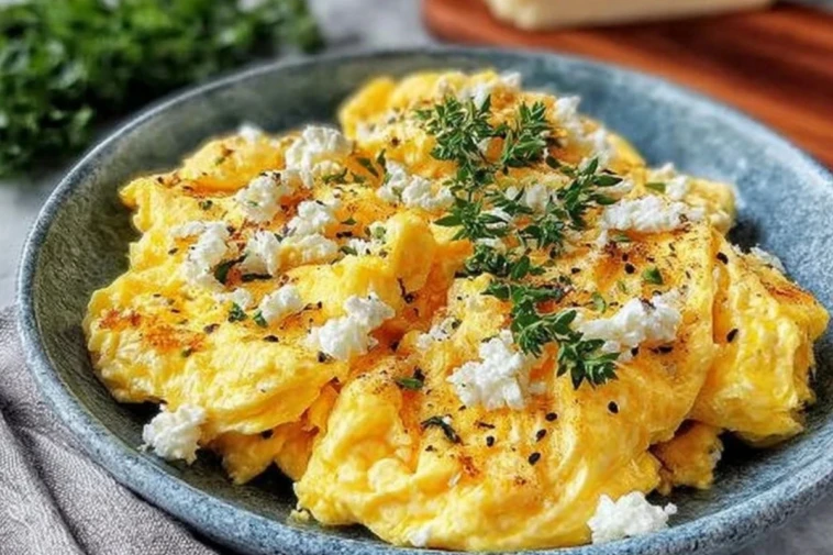 High-Protein Scrambled Eggs with Cottage Cheese
