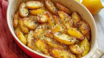 Irresistible Greek Lemon Potatoes