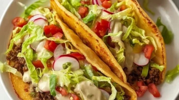 Juicy Smash Burger Tacos