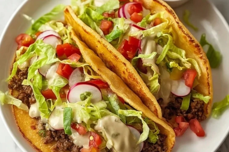 Juicy Smash Burger Tacos
