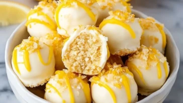 Lemon Cheesecake Bites