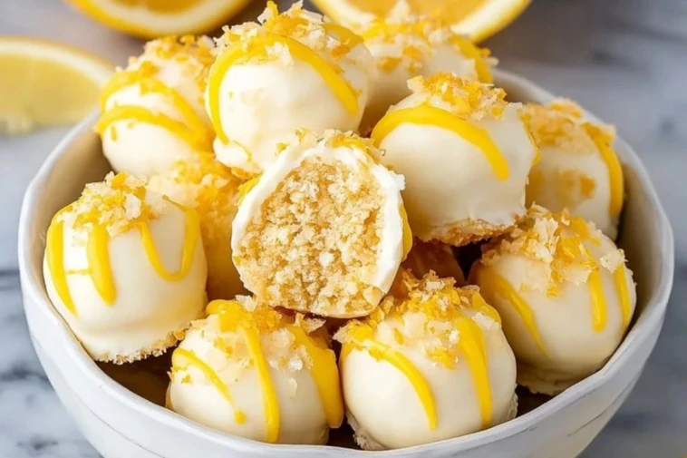 Lemon Cheesecake Bites