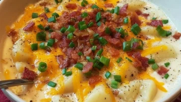 Loaded Potato Cheese Soup