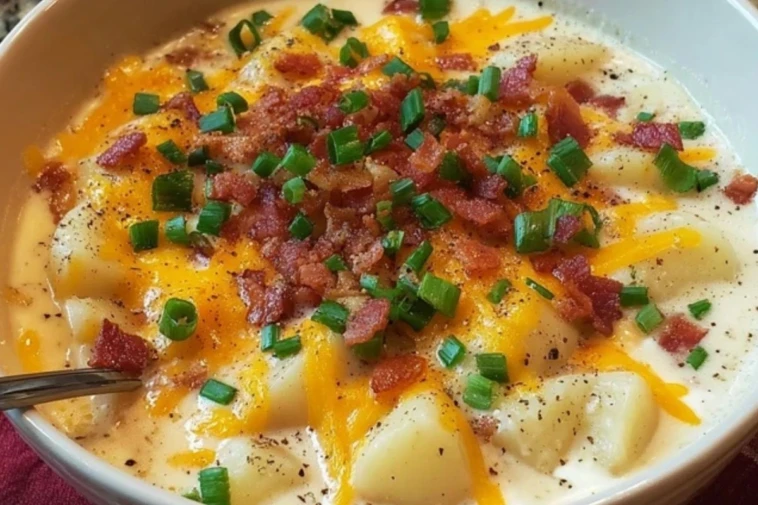 Loaded Potato Cheese Soup
