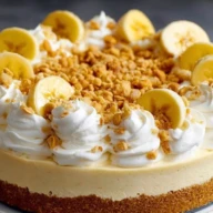 No-Bake Banana Pudding Cheesecake