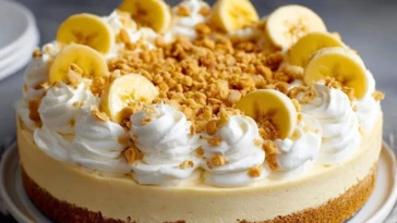 No-Bake Banana Pudding Cheesecake