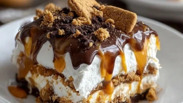 Peanut Butter Cookie Lasagna