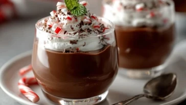 Peppermint Mocha Pudding Parfaits