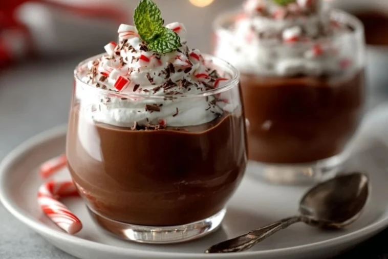 Peppermint Mocha Pudding Parfaits