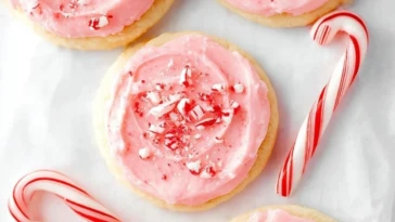 Peppermint Sugar Cookies