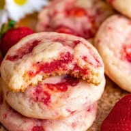Strawberry Cheesecake Cookies