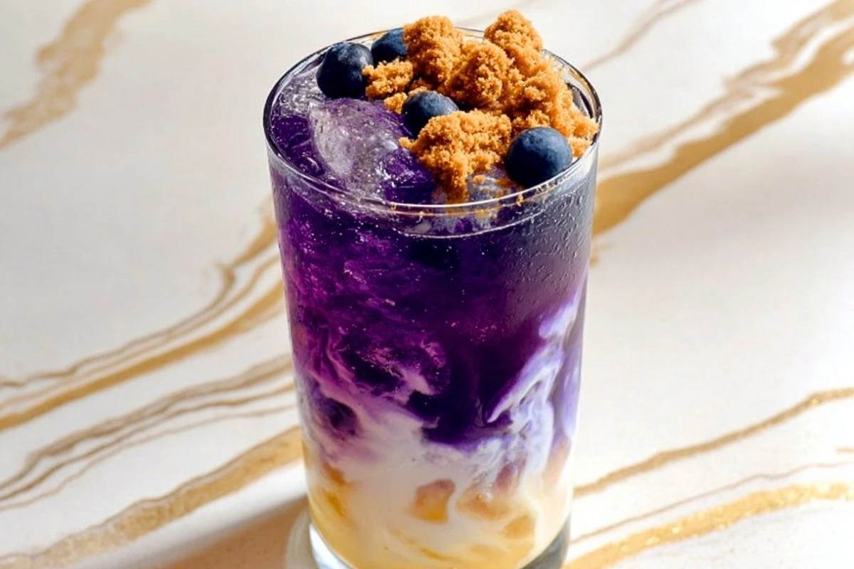 Blueberry Muffin Dirty Soda