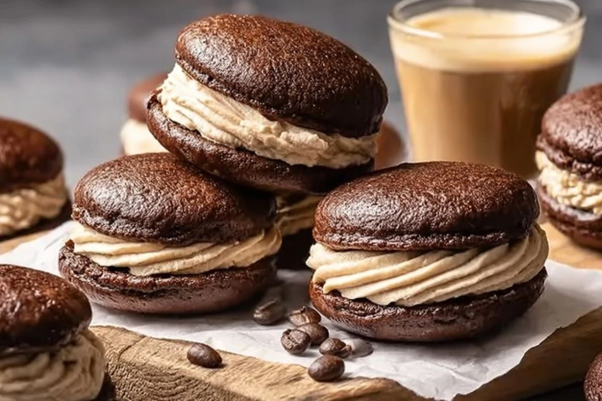 Chocolate Coffee Whoopie Pies