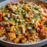 Comforting One-Pot Cheesy Southwest Chicken & Rice