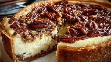 Delicious Pecan Cheesecake Pie