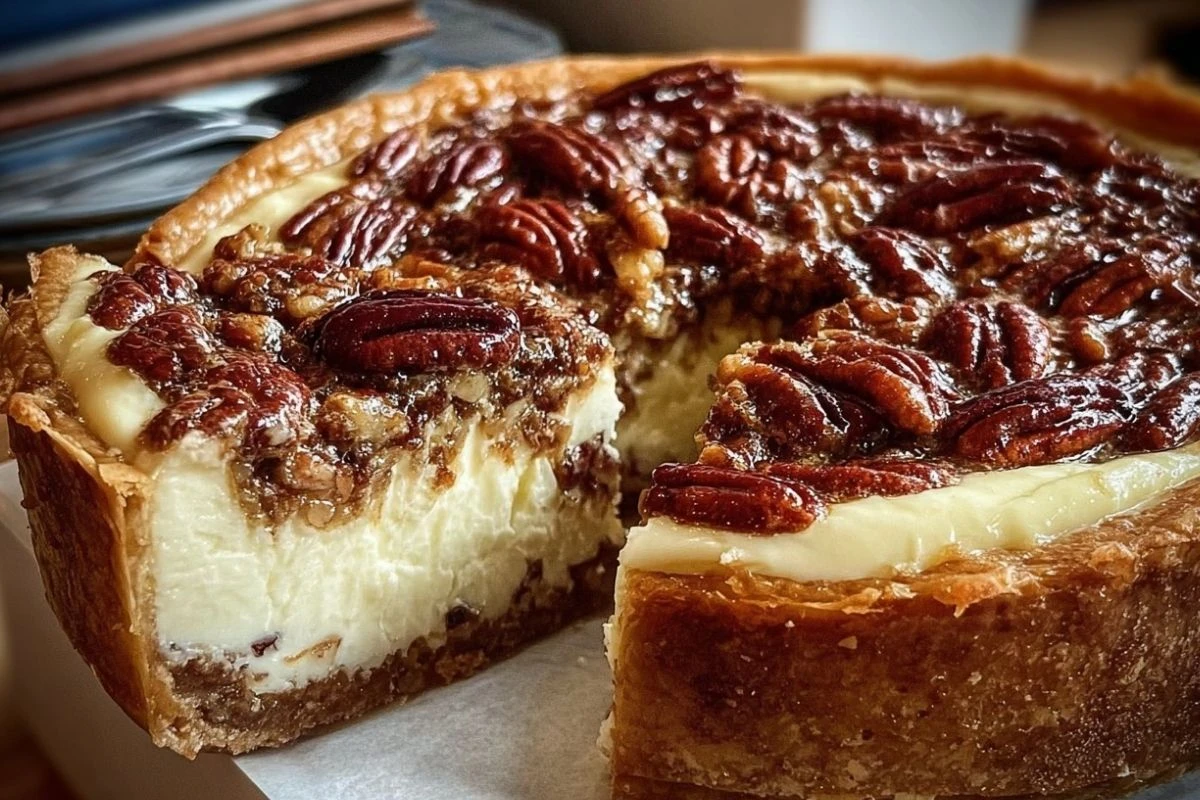Delicious Pecan Cheesecake Pie