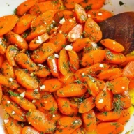 Easter Garlic Herb Carrots