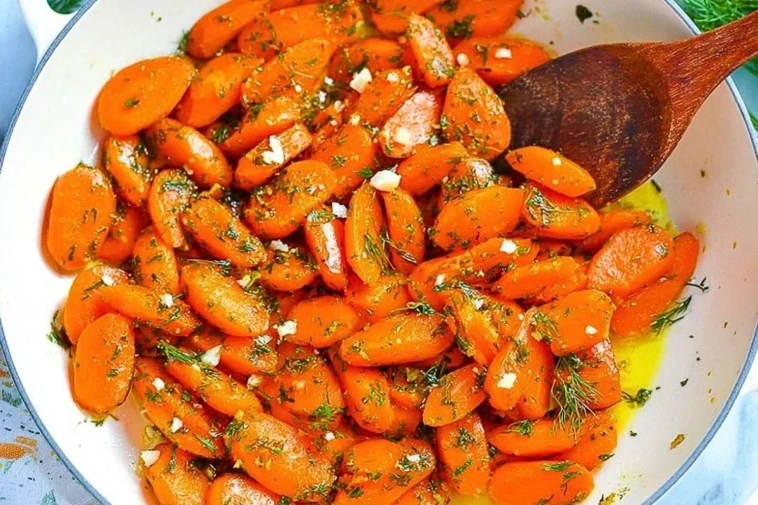 Easter Garlic Herb Carrots