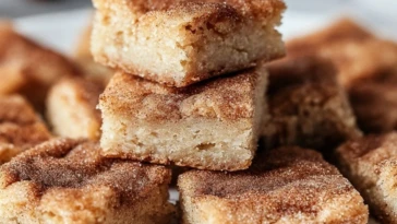 Easy Cinnamon Sugar Blondies