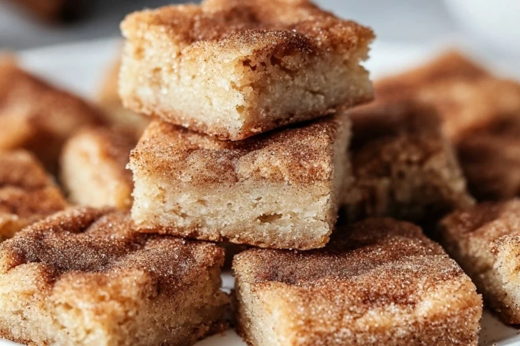 Easy Cinnamon Sugar Blondies