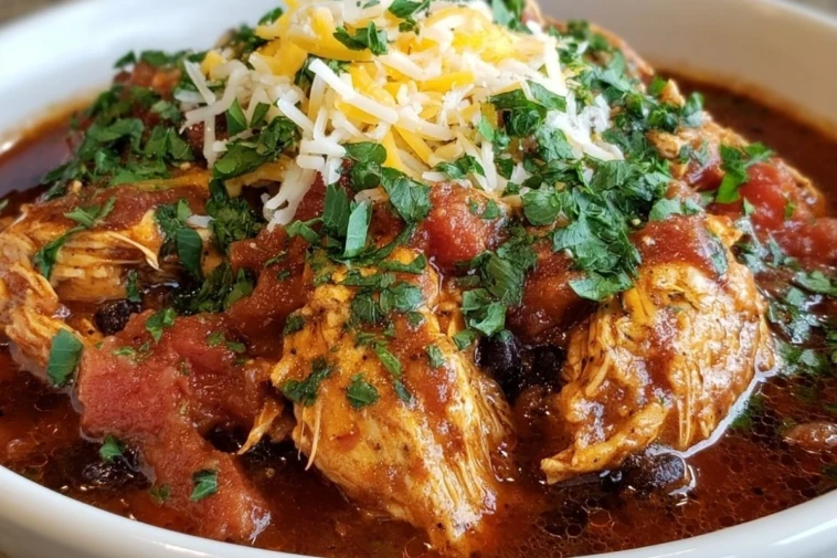 Easy Salsa Chicken Crock Pot