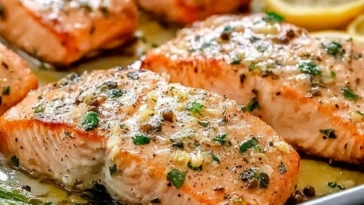 Garlic Butter Baked Salmon