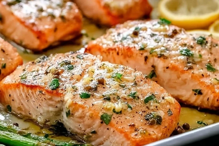 Garlic Butter Baked Salmon