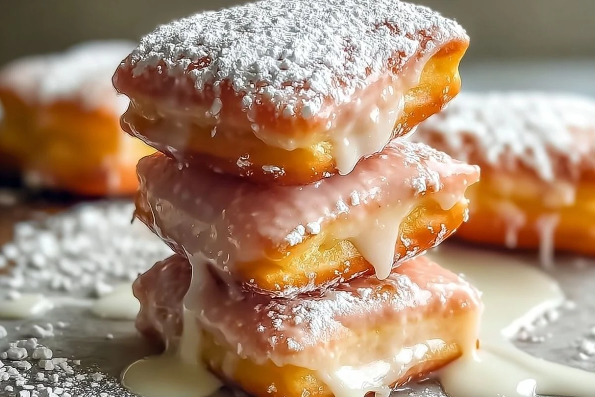 Glazed Buttermilk Beignet Squares