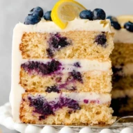 Lemon Blueberry Layer Cake