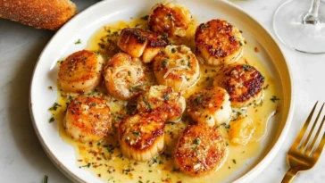 Lemon Butter Scallops