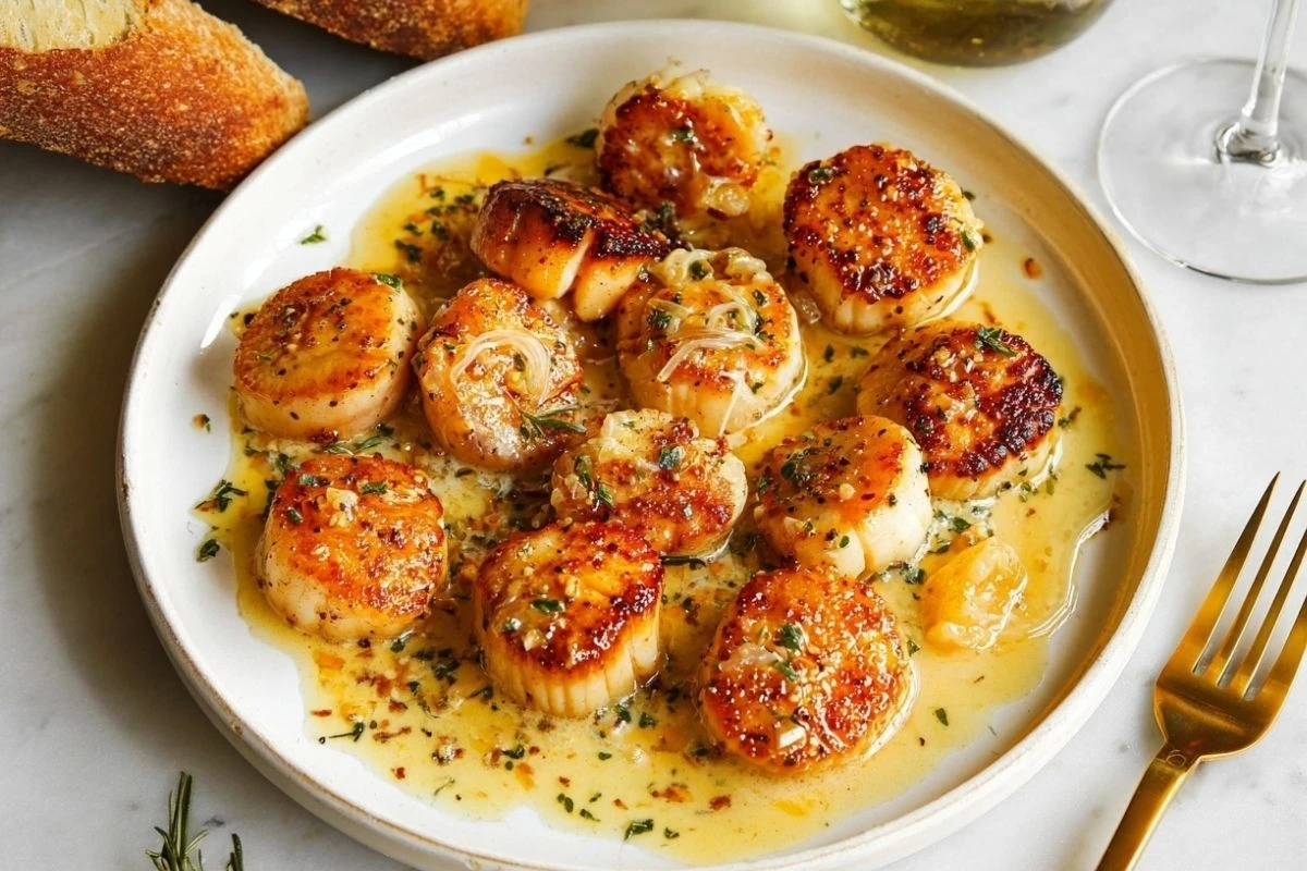 Lemon Butter Scallops