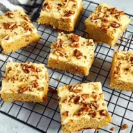 Moist Carrot Cake Blondies