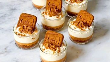 No-Bake Biscoff Cheesecake Cups