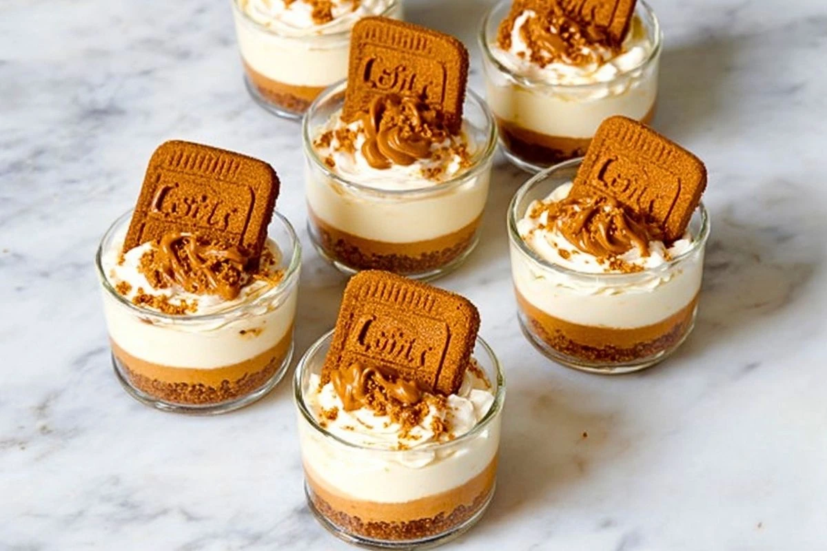 No-Bake Biscoff Cheesecake Cups